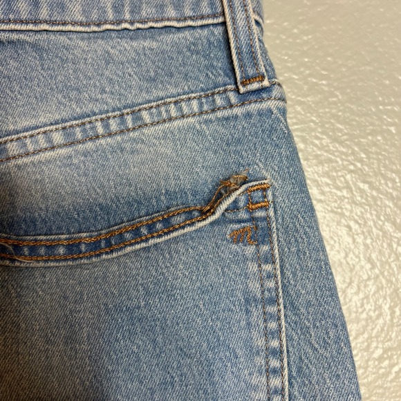 Madewell Balloon Jeans Size 27‎ Crop High Rise Whistler Wash Faded Light NEW - Picture 10 of 11